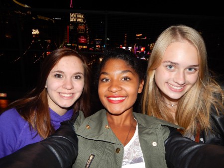 German exchange students friends