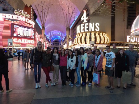 insgesamt waren wir 10 Ausstauschschüler!